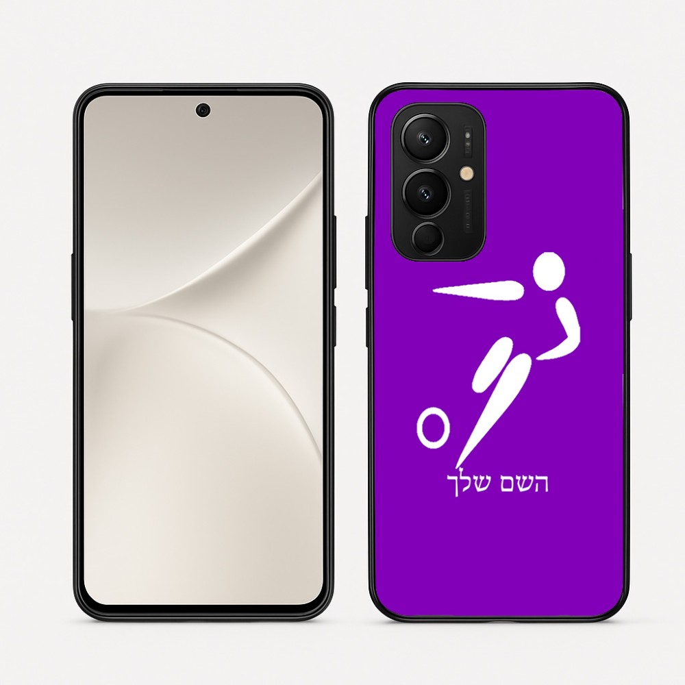 כיסוי בעיצוב אישי עם השם שלך לדגם - Realme 16 Pro 5G בעיצוב כדורגל אולימפי