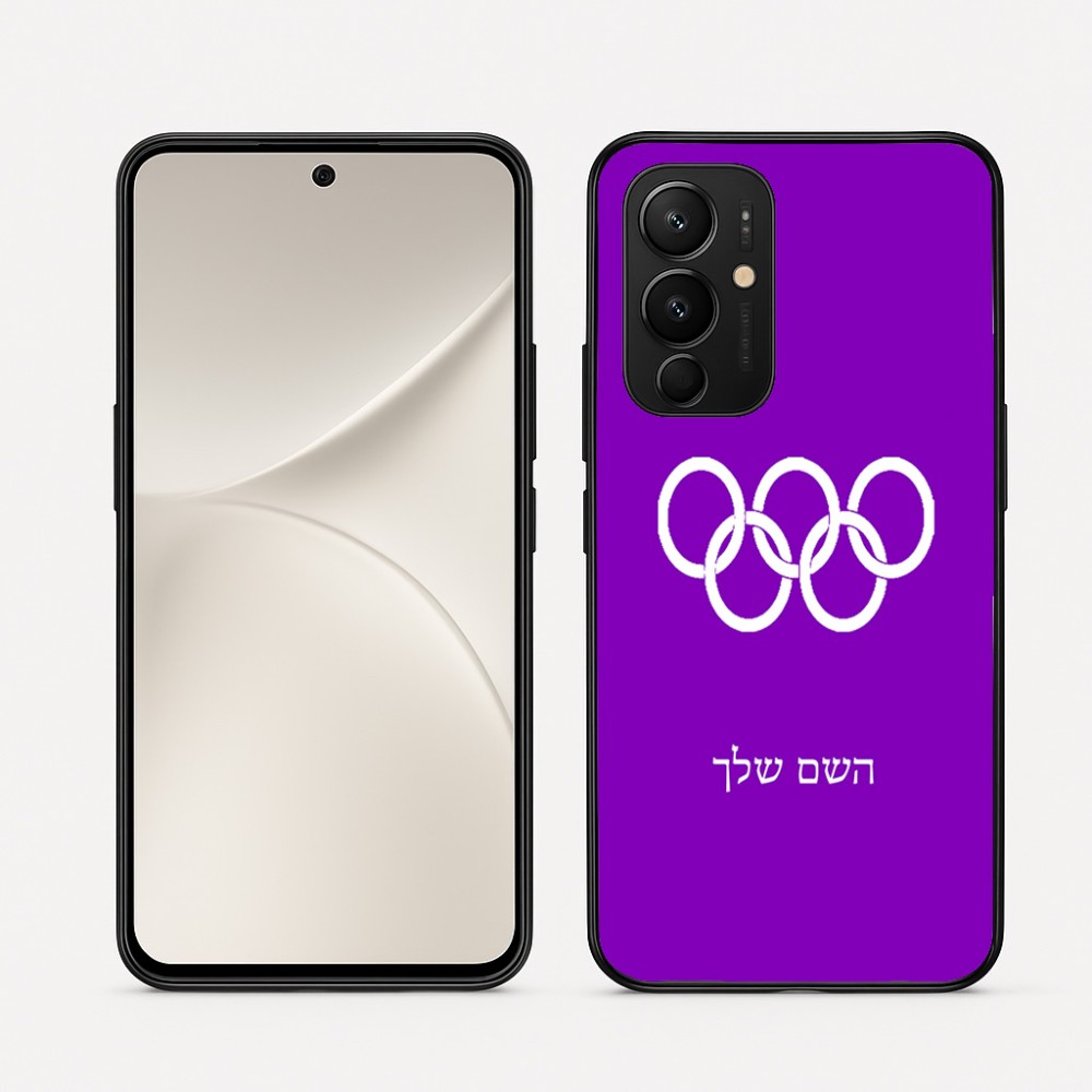 כיסוי בעיצוב אישי עם השם שלך לדגם - Realme 16 Pro 5G בעיצוב אולימפי