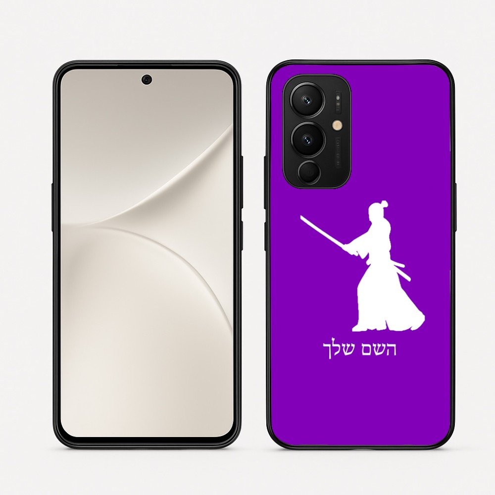 כיסוי בעיצוב אישי עם השם שלך לדגם - Realme 16 Pro 5G בעיצוב סמוראי