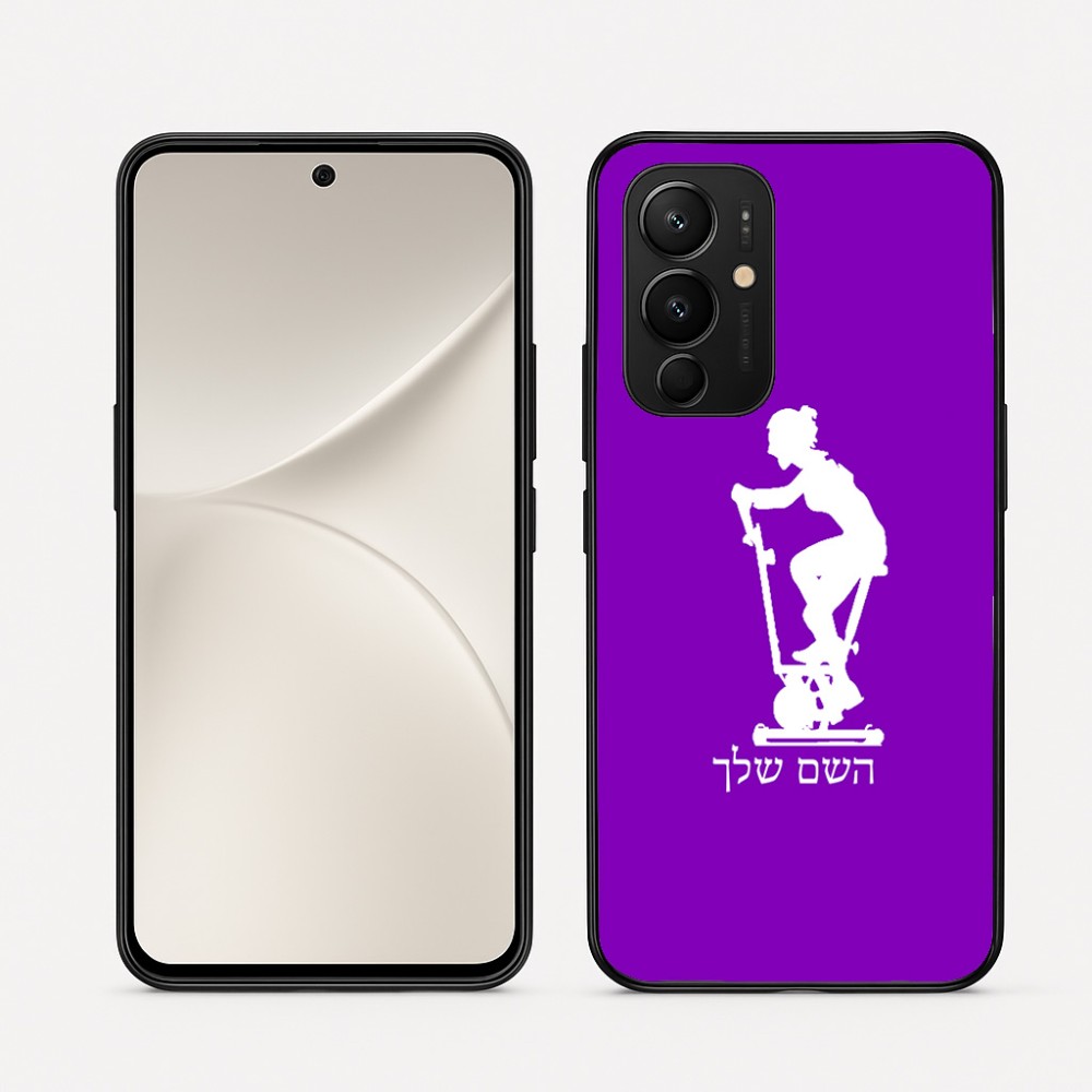 כיסוי בעיצוב אישי עם השם שלך לדגם - Realme 16 Pro 5G בעיצוב אימון ספינינג - אישה