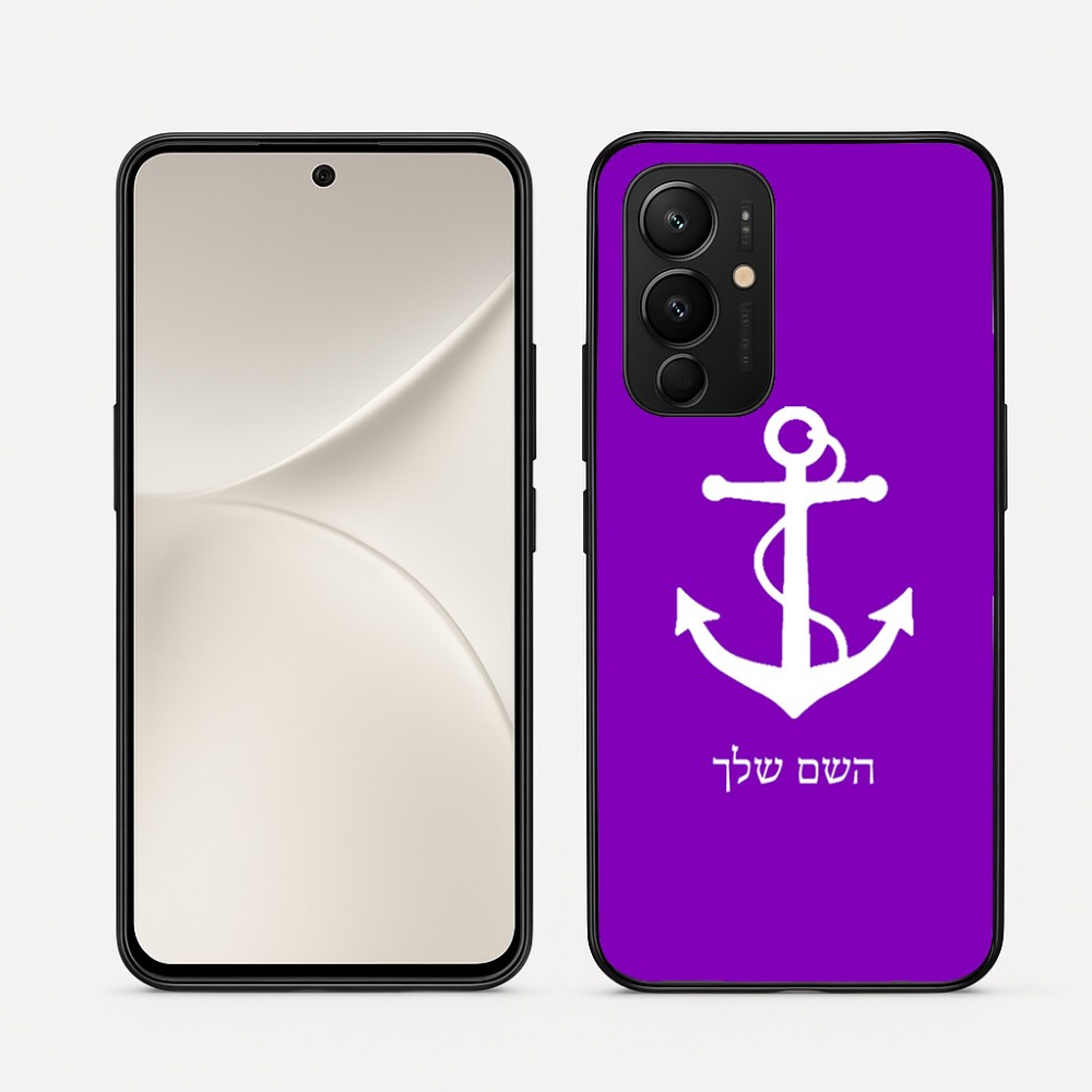 כיסוי בעיצוב אישי עם השם שלך לדגם - Realme 16 Pro 5G בעיצוב לעגן