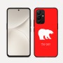 כיסוי בעיצוב אישי עם השם שלך לדגם - Realme 16 Pro 5G בעיצוב דוב