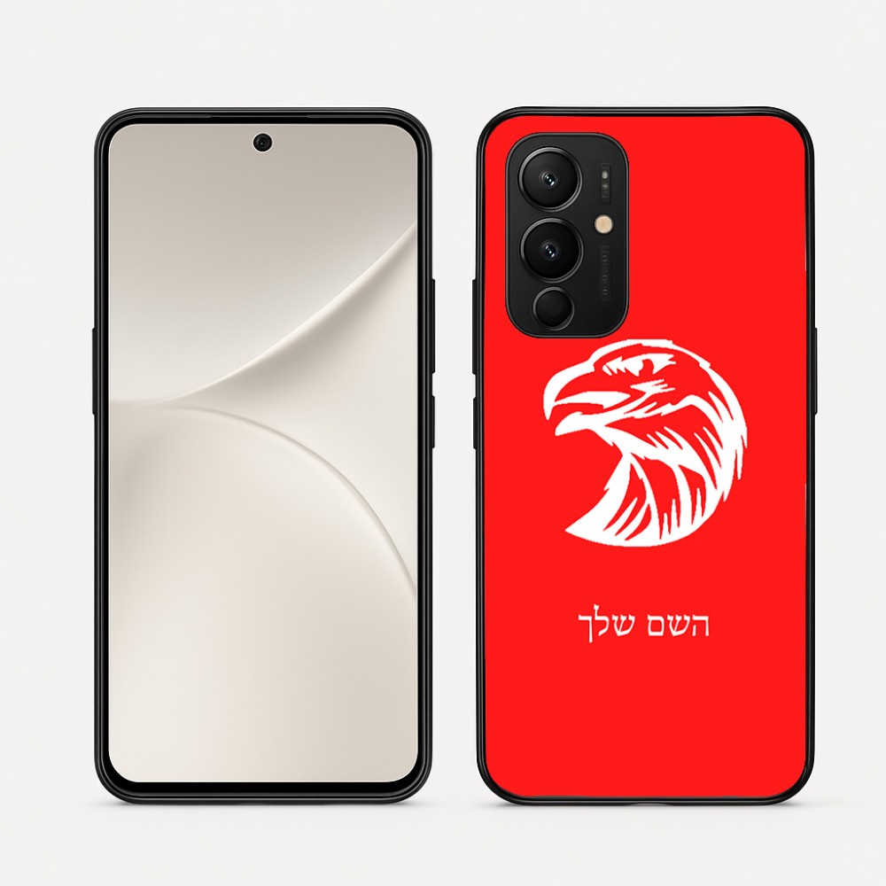 כיסוי בעיצוב אישי עם השם שלך לדגם - Realme 16 Pro 5G בעיצוב ראש נשר