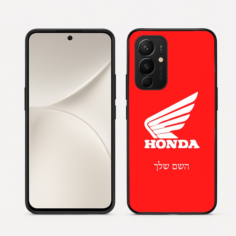 כיסוי בעיצוב אישי עם השם שלך לדגם - Realme 16 Pro 5G בעיצוב הונדה