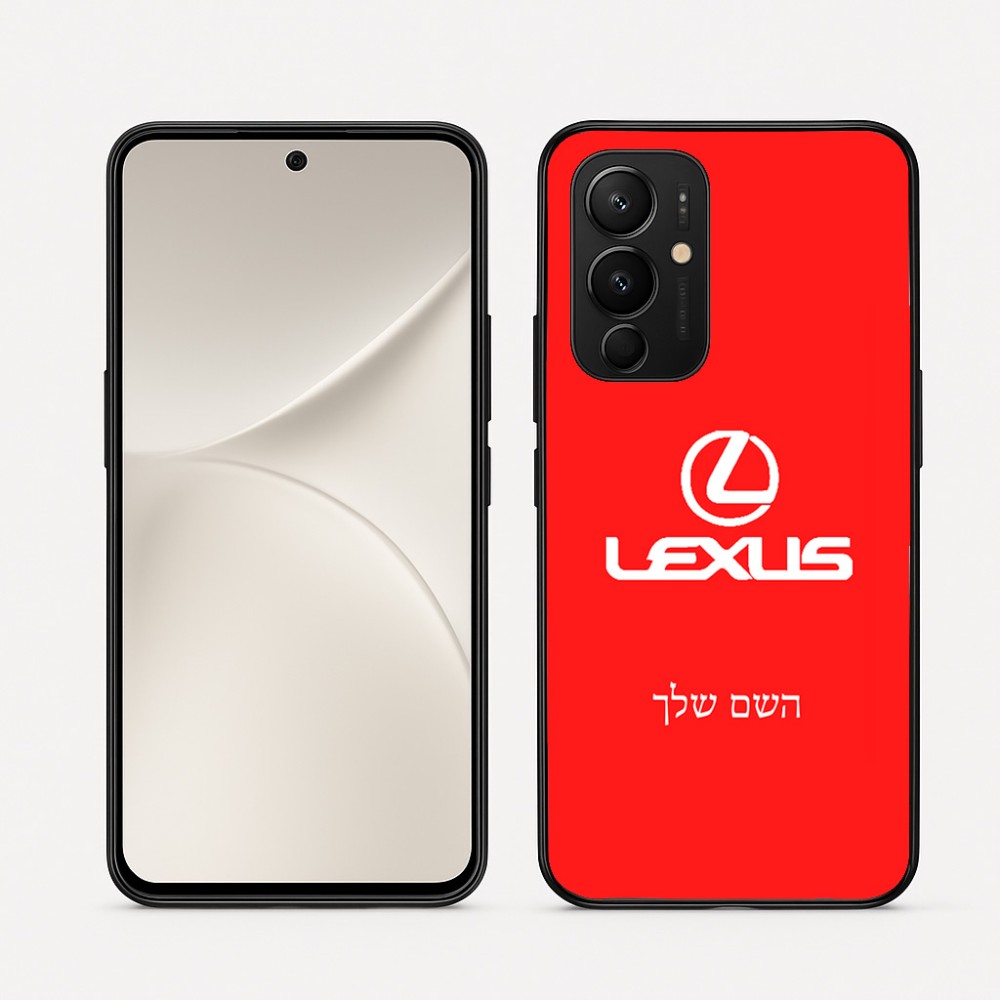 כיסוי בעיצוב אישי עם השם שלך לדגם - Realme 16 Pro 5G בעיצוב לקסוס