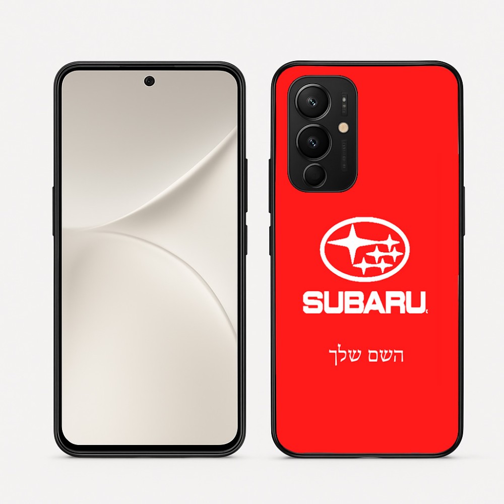 כיסוי בעיצוב אישי עם השם שלך לדגם - Realme 16 Pro 5G בעיצוב סובארו