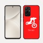 כיסוי בעיצוב אישי עם השם שלך לדגם - Realme 16 Pro 5G בעיצוב רוכב אופניים