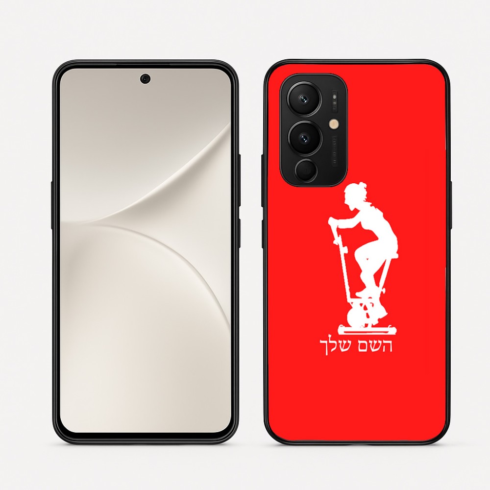כיסוי בעיצוב אישי עם השם שלך לדגם - Realme 16 Pro 5G בעיצוב אימון ספינינג - אישה