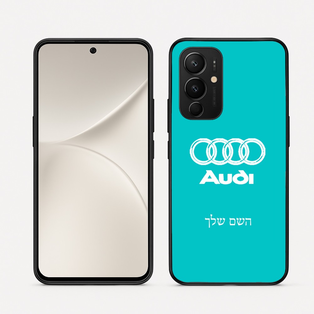 כיסוי בעיצוב אישי עם השם שלך לדגם - Realme 16 Pro 5G בעיצוב אאודי