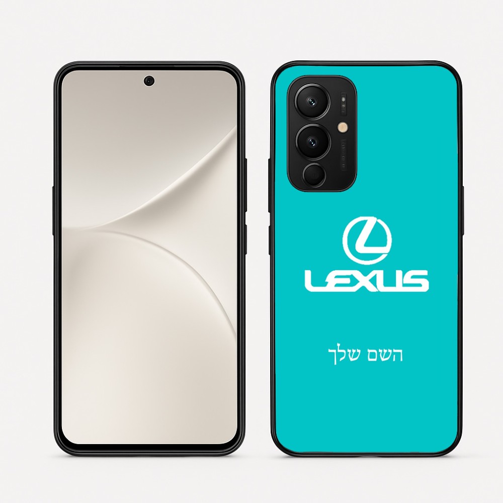 כיסוי בעיצוב אישי עם השם שלך לדגם - Realme 16 Pro 5G בעיצוב לקסוס