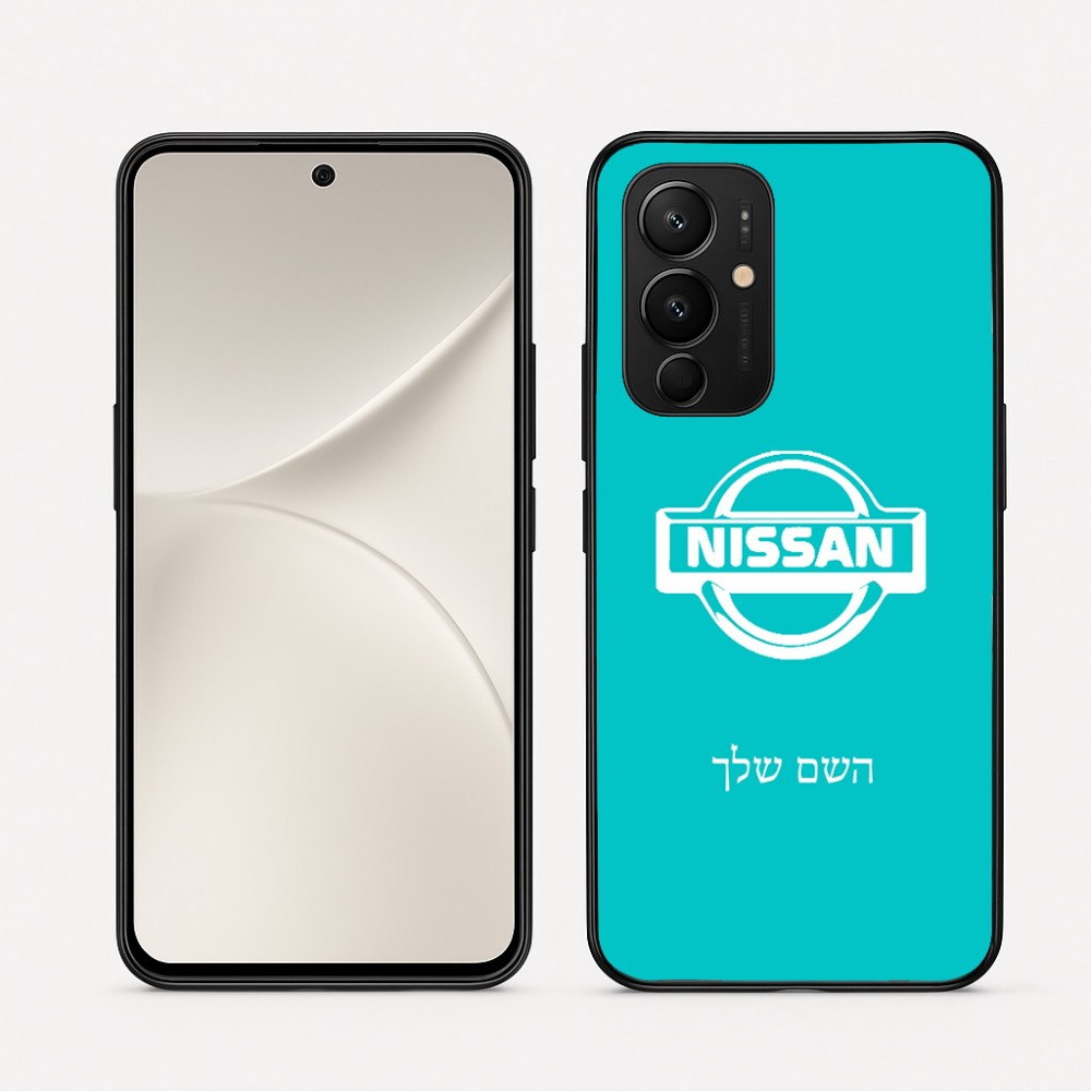 כיסוי בעיצוב אישי עם השם שלך לדגם - Realme 16 Pro 5G בעיצוב ניסאן