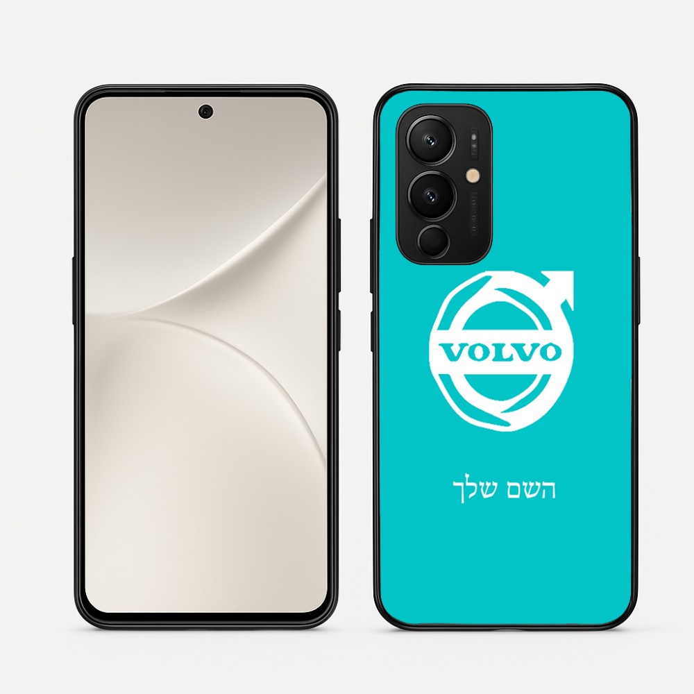 כיסוי בעיצוב אישי עם השם שלך לדגם - Realme 16 Pro 5G בעיצוב וולוו
