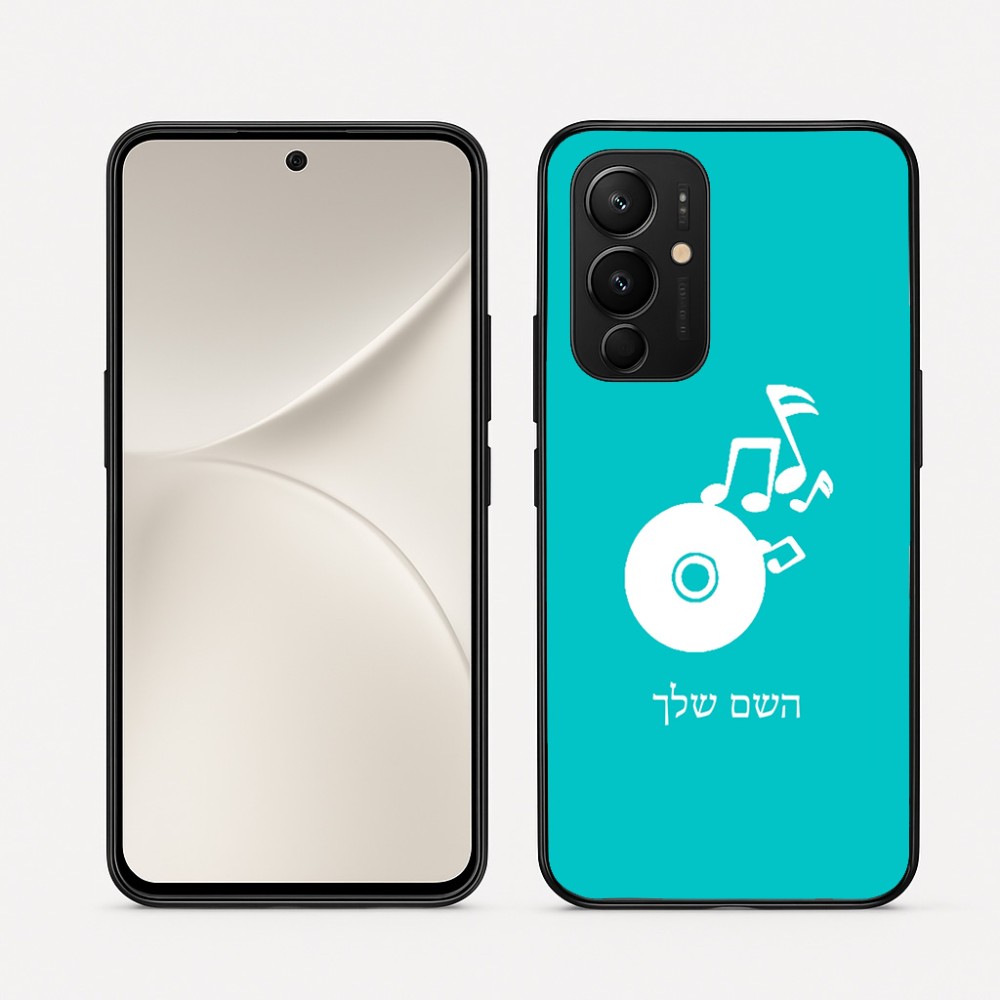 כיסוי בעיצוב אישי עם השם שלך לדגם - Realme 16 Pro 5G בעיצוב תקליטור - אזור מוזיקה