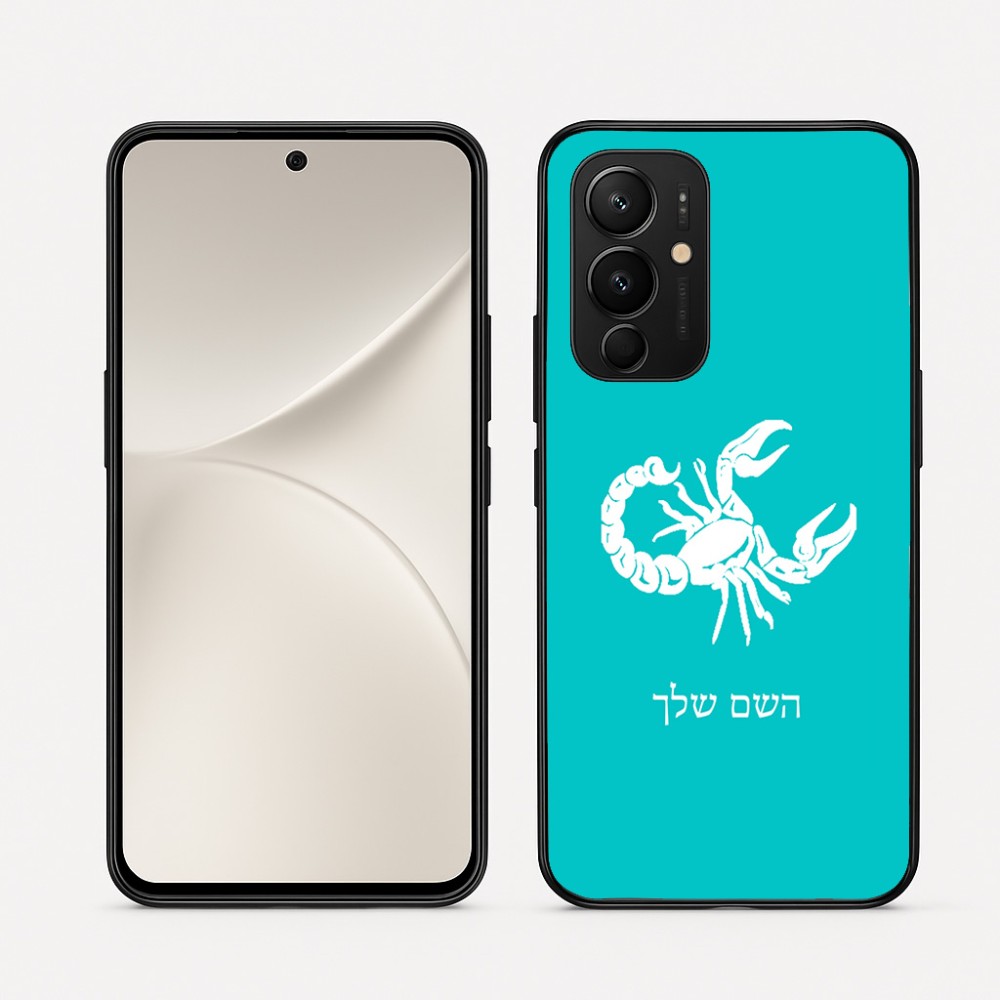 כיסוי בעיצוב אישי עם השם שלך לדגם - Realme 16 Pro 5G בעיצוב מזלות - עקרב