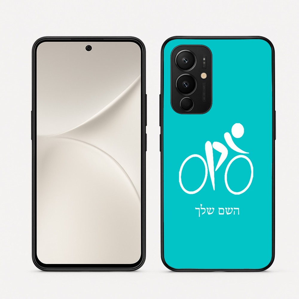 כיסוי בעיצוב אישי עם השם שלך לדגם - Realme 16 Pro 5G בעיצוב אופניים אולימפיים