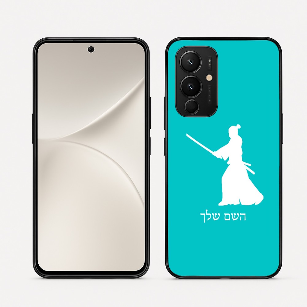 כיסוי בעיצוב אישי עם השם שלך לדגם - Realme 16 Pro 5G בעיצוב סמוראי