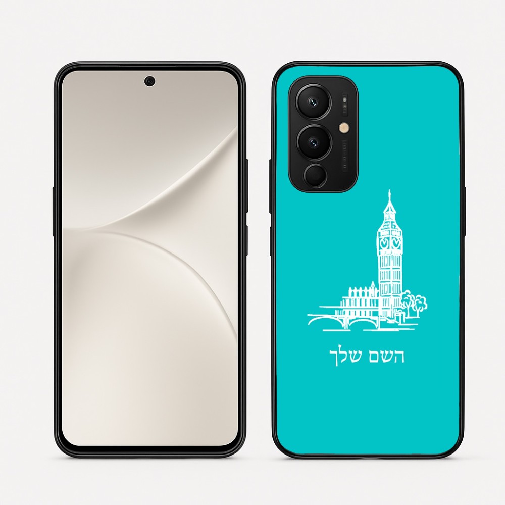 כיסוי בעיצוב אישי עם השם שלך לדגם - Realme 16 Pro 5G בעיצוב ביג בן