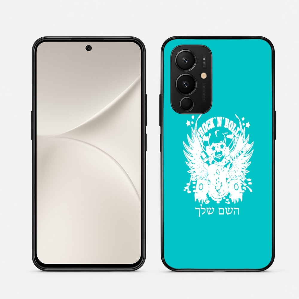כיסוי בעיצוב אישי עם השם שלך לדגם - Realme 16 Pro 5G בעיצוב רוקנרול