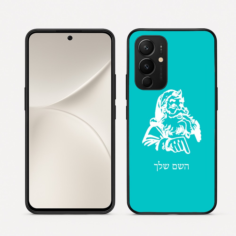 כיסוי בעיצוב אישי עם השם שלך לדגם - Realme 16 Pro 5G בעיצוב סנטה קלאוס