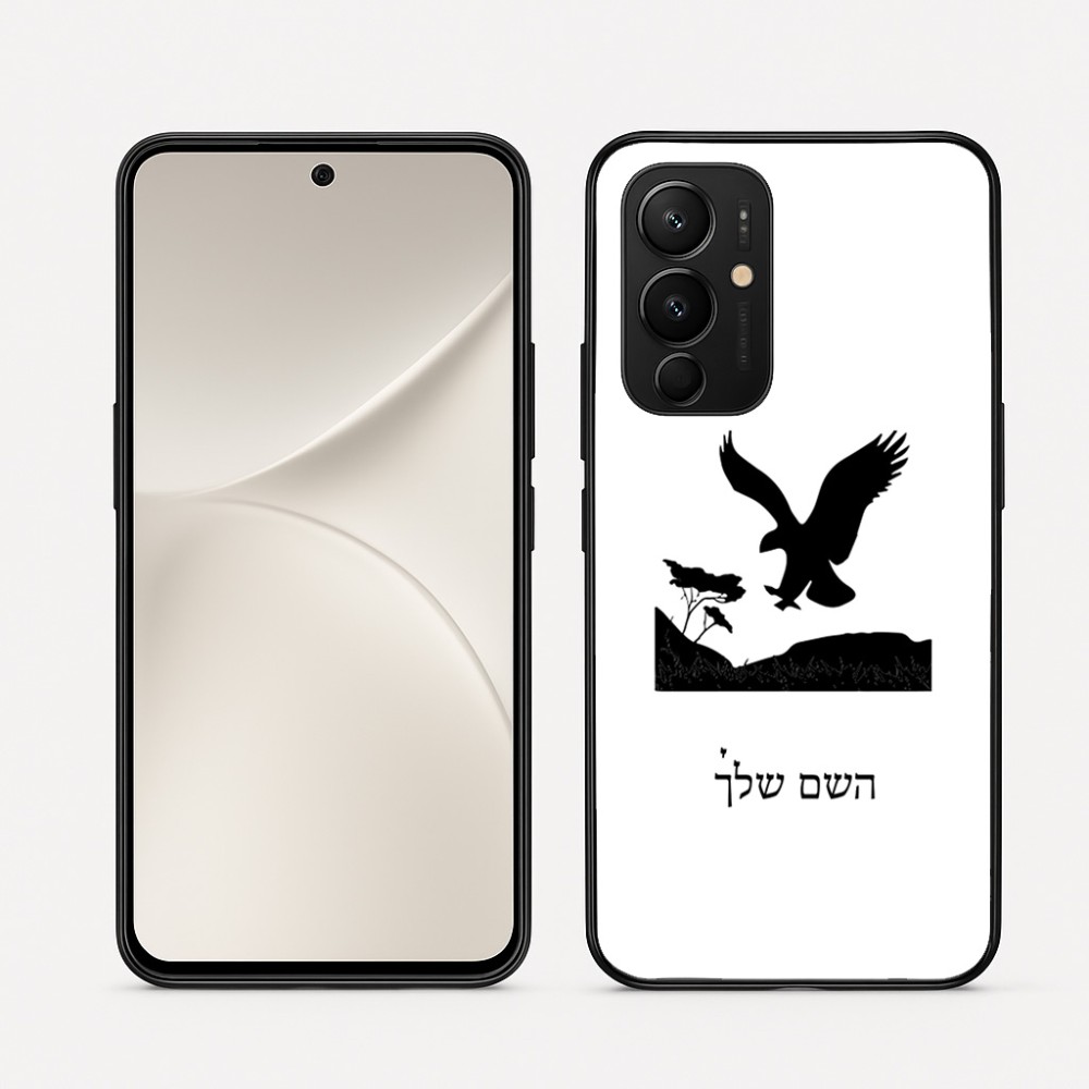 כיסוי בעיצוב אישי עם השם שלך לדגם - Realme 16 Pro 5G בעיצוב נשר אמריקאי