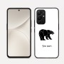 כיסוי בעיצוב אישי עם השם שלך לדגם - Realme 16 Pro 5G בעיצוב דוב