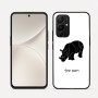 כיסוי בעיצוב אישי עם השם שלך לדגם - Realme 16 Pro 5G בעיצוב קרנף