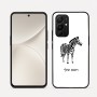 כיסוי בעיצוב אישי עם השם שלך לדגם - Realme 16 Pro 5G בעיצוב זברה