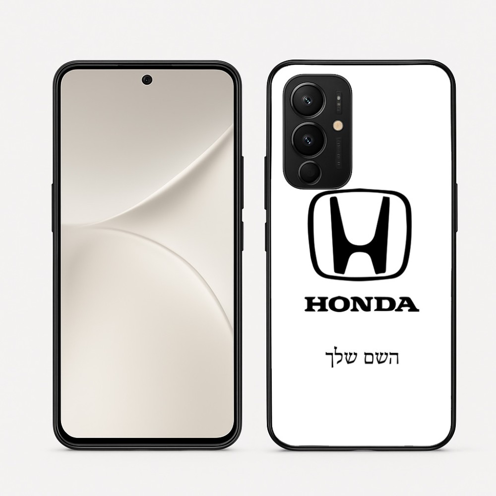 כיסוי בעיצוב אישי עם השם שלך לדגם - Realme 16 Pro 5G בעיצוב הונדה 2