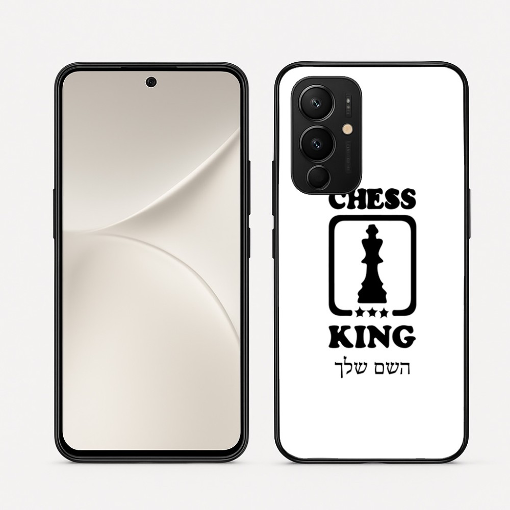 כיסוי בעיצוב אישי עם השם שלך לדגם - Realme 16 Pro 5G בעיצוב שחמט