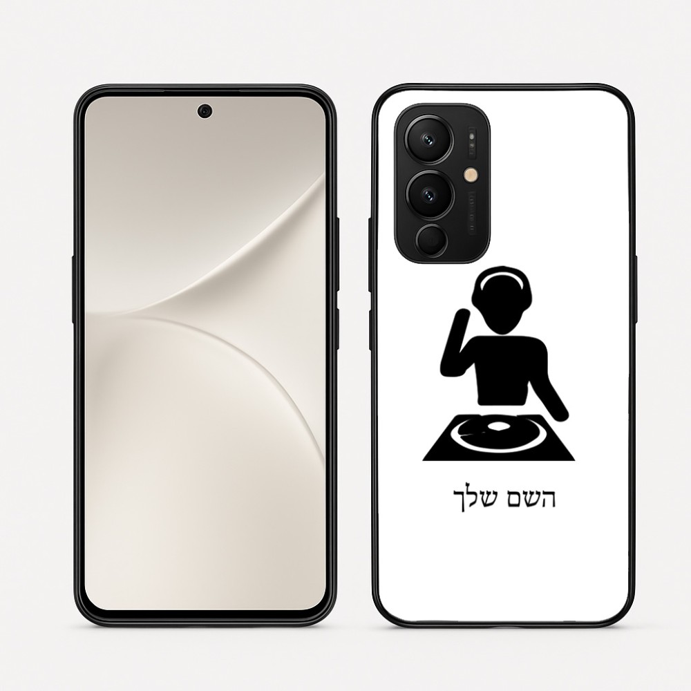 כיסוי בעיצוב אישי עם השם שלך לדגם - Realme 16 Pro 5G בעיצוב אזור מוזיקה של די ג'יי