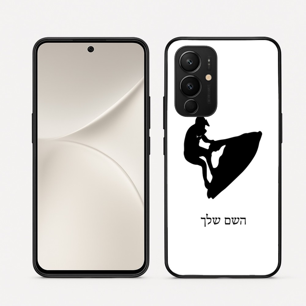 כיסוי בעיצוב אישי עם השם שלך לדגם - Realme 16 Pro 5G בעיצוב אופנוע ים