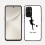 כיסוי בעיצוב אישי עם השם שלך לדגם - Realme 16 Pro 5G בעיצוב שחקנית כדורגל - אישה