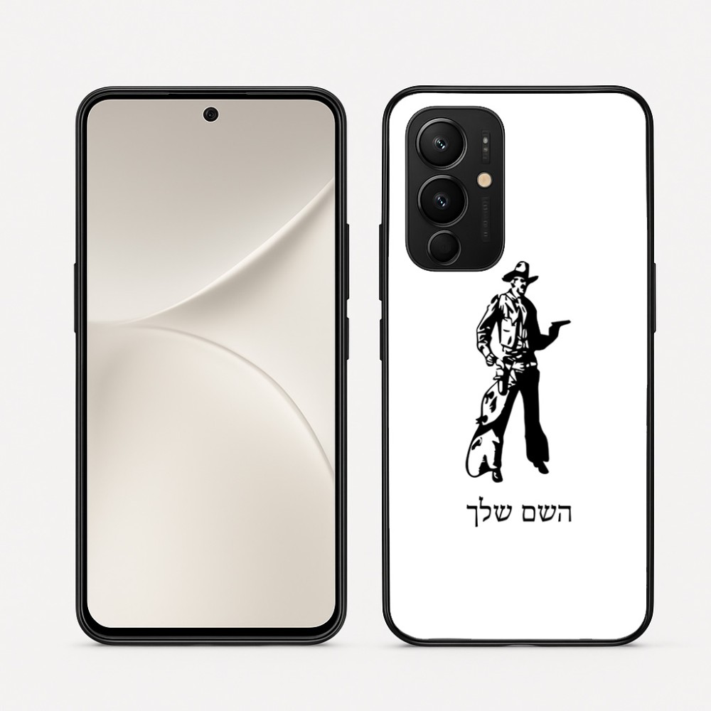 כיסוי בעיצוב אישי עם השם שלך לדגם - Realme 16 Pro 5G בעיצוב קאובוי המערב הפרוע