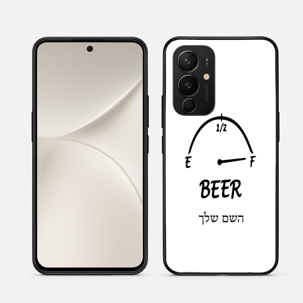 כיסוי בעיצוב אישי עם השם שלך לדגם - Realme 16 Pro 5G בעיצוב מיכל של בירה
