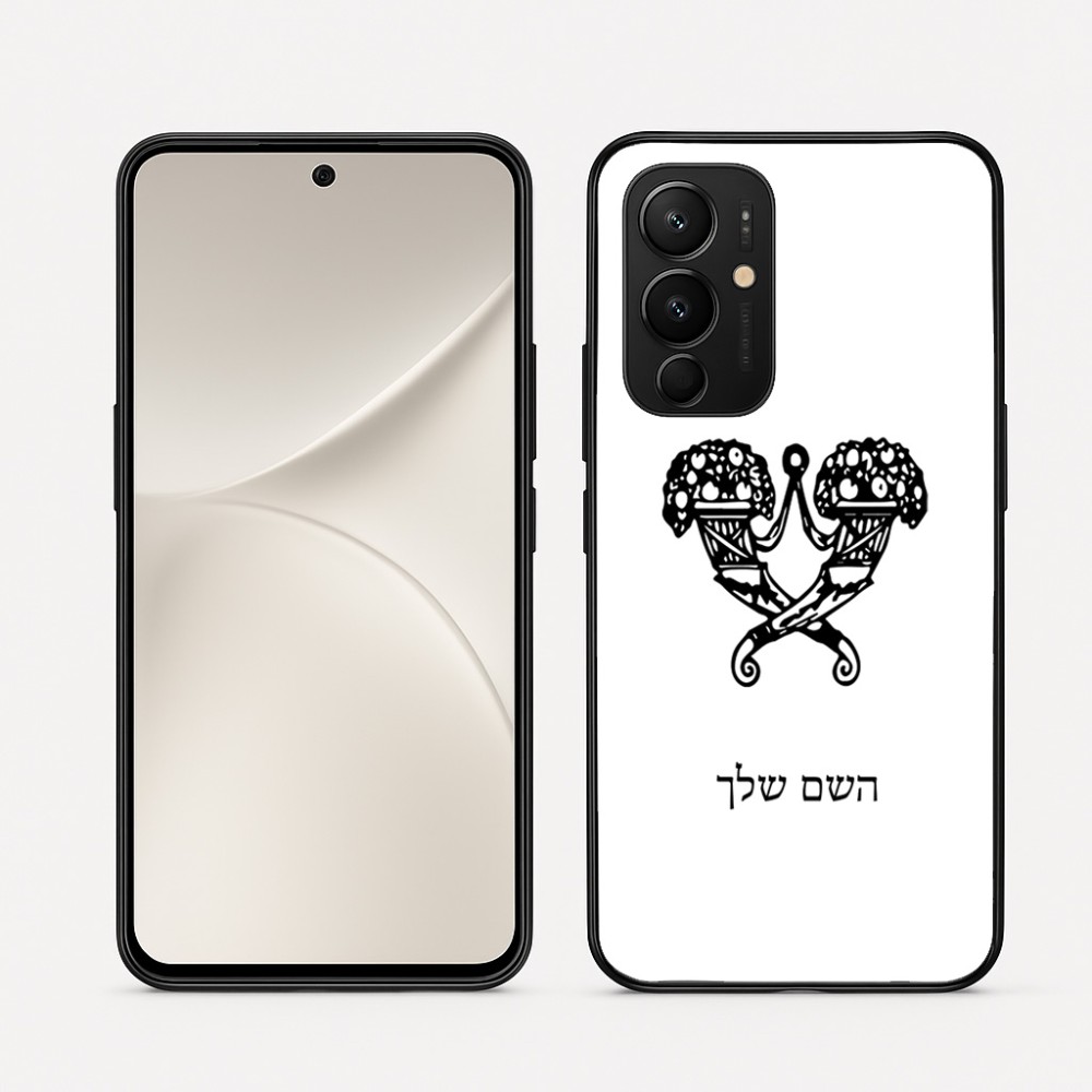כיסוי בעיצוב אישי עם השם שלך לדגם - Realme 16 Pro 5G בעיצוב פרחי קרן