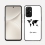 כיסוי בעיצוב אישי עם השם שלך לדגם - Realme 16 Pro 5G בעיצוב מפת העולם