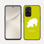 כיסוי בעיצוב אישי עם השם שלך לדגם - Realme 16 Pro 5G בעיצוב קרנף