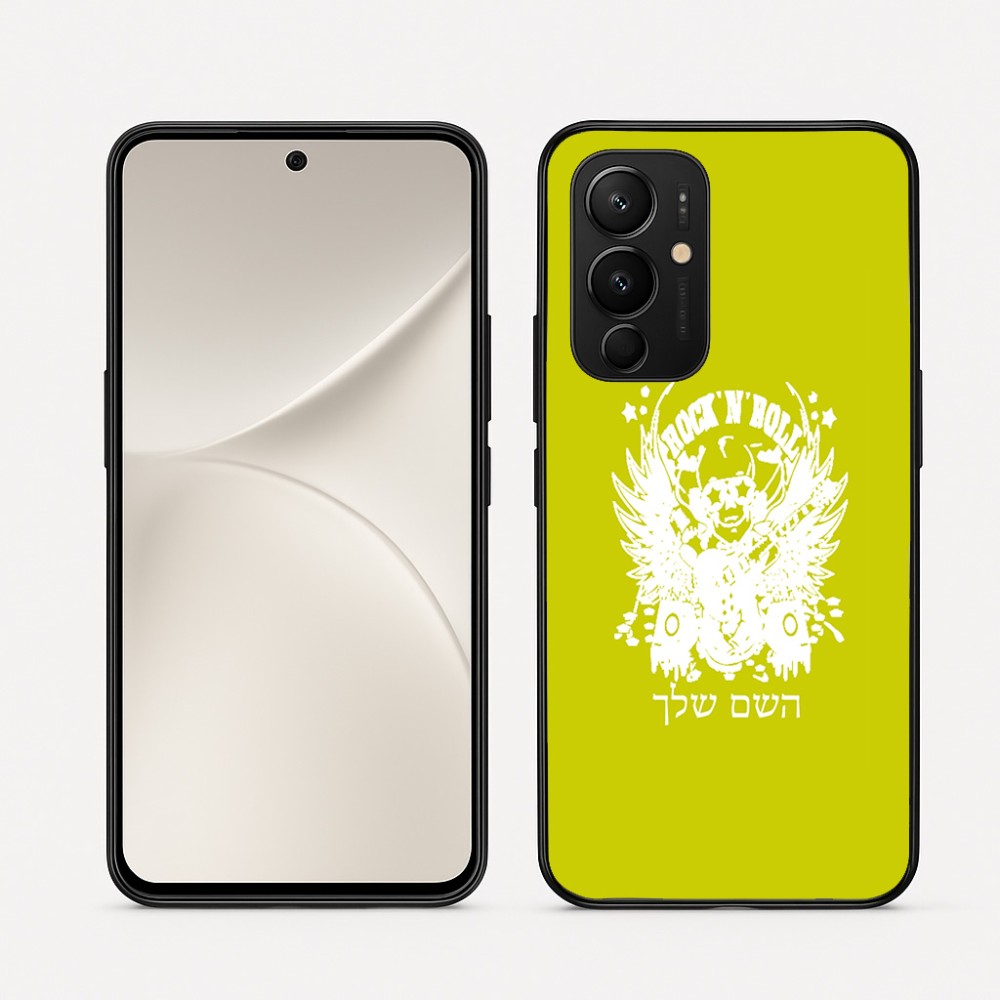 כיסוי בעיצוב אישי עם השם שלך לדגם - Realme 16 Pro 5G בעיצוב רוקנרול