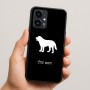 כיסוי בעיצוב אישי עם השם שלך לדגם - Realme 16 Pro 5G בעיצוב כלב