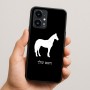 כיסוי בעיצוב אישי עם השם שלך לדגם - Realme 16 Pro 5G בעיצוב סוס