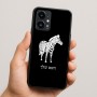כיסוי בעיצוב אישי עם השם שלך לדגם - Realme 16 Pro 5G בעיצוב זברה
