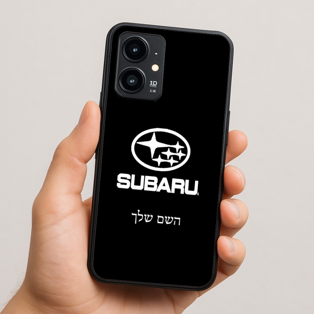 כיסוי בעיצוב אישי עם השם שלך לדגם - Realme 16 Pro 5G בעיצוב סובארו