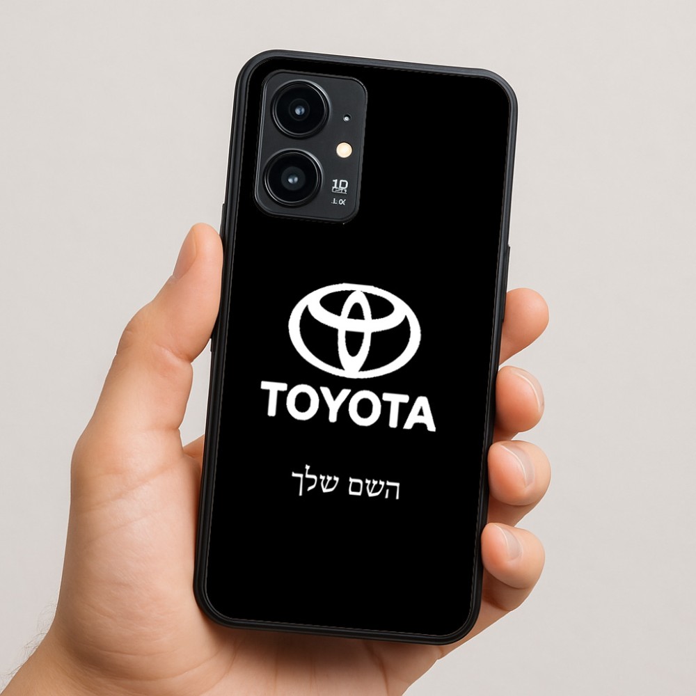 כיסוי בעיצוב אישי עם השם שלך לדגם - Realme 16 Pro 5G בעיצוב טויוטה