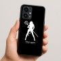כיסוי בעיצוב אישי עם השם שלך לדגם - Realme 16 Pro 5G בעיצוב אישה שטן