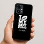 כיסוי בעיצוב אישי עם השם שלך לדגם - Realme 16 Pro 5G בעיצוב נשקי את חבר שלי