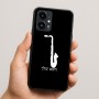כיסוי בעיצוב אישי עם השם שלך לדגם - Realme 16 Pro 5G בעיצוב סקסופון