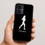 כיסוי בעיצוב אישי עם השם שלך לדגם - Realme 16 Pro 5G בעיצוב רץ רץ אישה