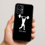 כיסוי בעיצוב אישי עם השם שלך לדגם - Realme 16 Pro 5G בעיצוב הרמת משקולות