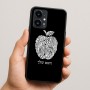 כיסוי בעיצוב אישי עם השם שלך לדגם - Realme 16 Pro 5G בעיצוב הדפס תפוח