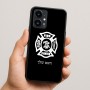 כיסוי בעיצוב אישי עם השם שלך לדגם - Realme 16 Pro 5G בעיצוב כבאי - תגית